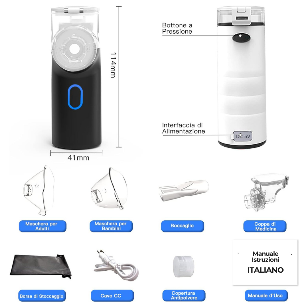 RespiraPure™ Nebulizzatore Portatile